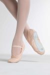 Кожени балетни туфли Intermezzo FS Basic – Розови, с цяла подметка