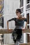 Zidans 2 Sleeves Leotard – Mud Front View.