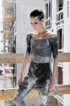 Zidans 2 Sleeves Leotard – Mud Front View.