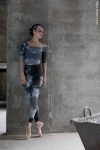 Zidans 2 Sleeves Leotard – Mud Front View.