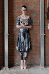 Zidans 2 Sleeves Leotard – Mud Front View.