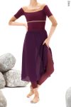 Zidans 4 Sleeves Horizon Leotard – Wine