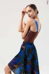 Zidans Strap Leotard Ground – Matte and Shiny Contrast