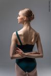 Zidans Strap Leotard Bottle Green – Elegant Emerald