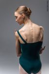 Zidans Strap Leotard Bottle Green – Elegant Emerald