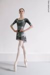 Zidans 2 Sleeves Leotard – Mud Front View.