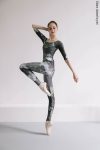 Zidans 2 Sleeves Leotard – Mud Front View.