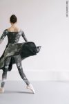 Zidans 2 Sleeves Leotard – Mud Front View.