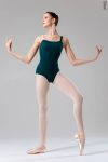 Zidans Strap Leotard Bottle Green – Elegant Emerald