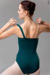 Zidans Strap Leotard Bottle Green – Elegant Emerald