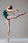Zidans Strap Leotard Bottle Green – Elegant Emerald