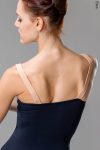 Zidans Strap Leotard Black & Beige
