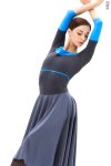 Zidans 4 Sleeves Horizon Leotard – Rock Grey