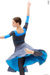 Zidans 4 Sleeves Horizon Leotard – Rock Grey