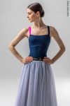 Zidans Strap Leotard – Dark Sapphire Professional Collection