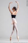 Zidans Strap Leotard Black & Beige