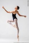 Zidans Strap Leotard Black & Beige