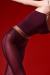 Zidans Strap Leotard Wine