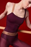 Zidans Strap Leotard Wine