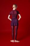 Zidans Short Wrap Skirt Fig – Front View