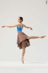 Zidans Strap Leotard Sky