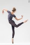 Zidans T-leotard Steel Spray – Cap Sleeve Design