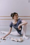 Zidans T-leotard Steel Spray – Cap Sleeve Design