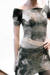 Zidans T-leotard Mud – Cap Sleeve Design