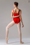 Zidans Strap Leotard Scarlet