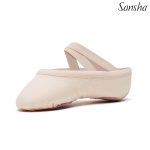 Детски балетни туфли Sansha JULI S23c – Меки туфли без връзки