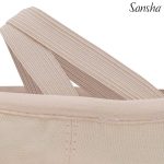 Детски балетни туфли Sansha JULI S23c – Меки туфли без връзки