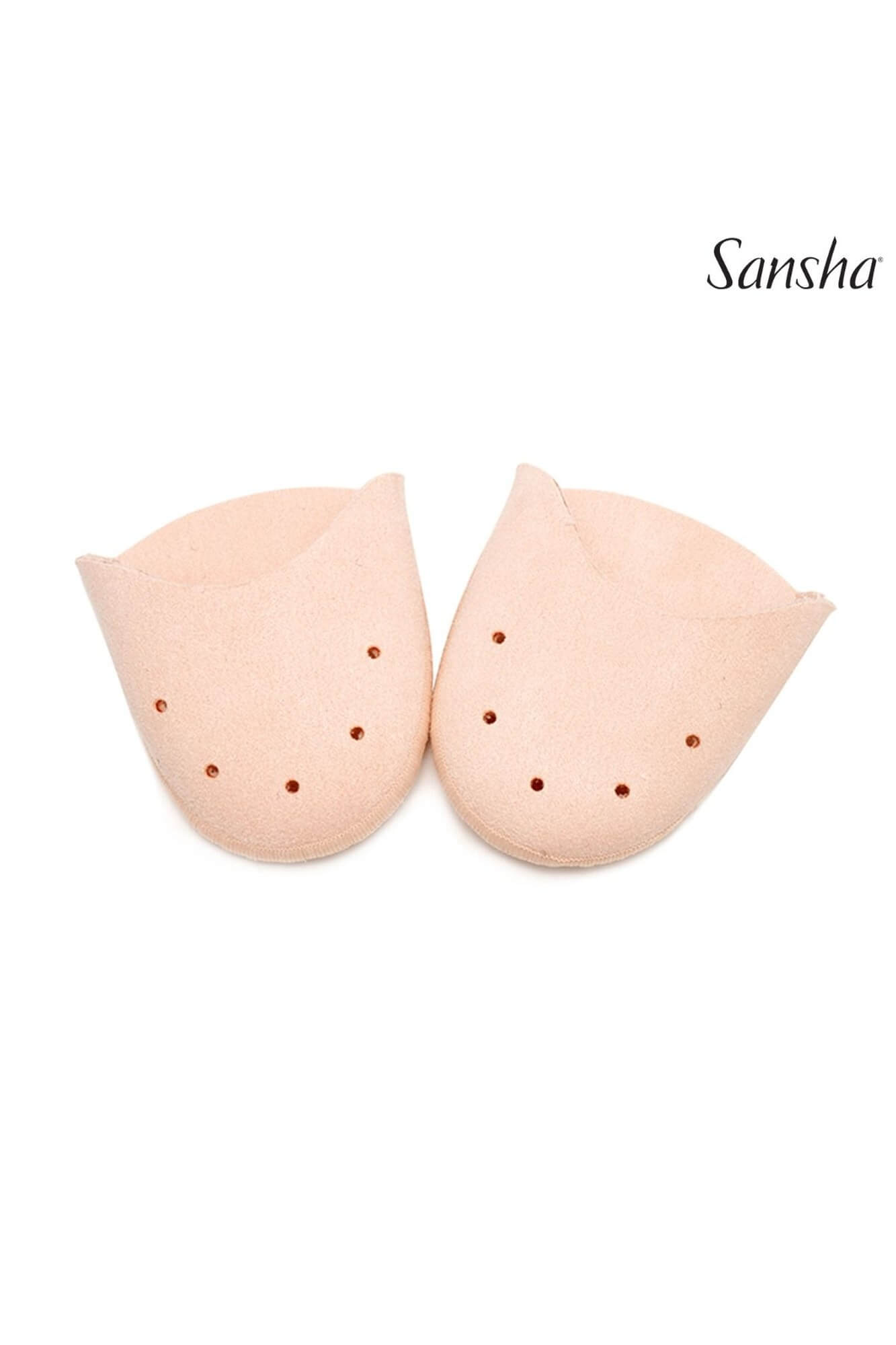 Sansha G-PAD1 DV Pointe Shoe Toe Pad - Front View Професионални протектори за балетни палци Sansha G-PAD1 DV с меко микрофибърно покритие