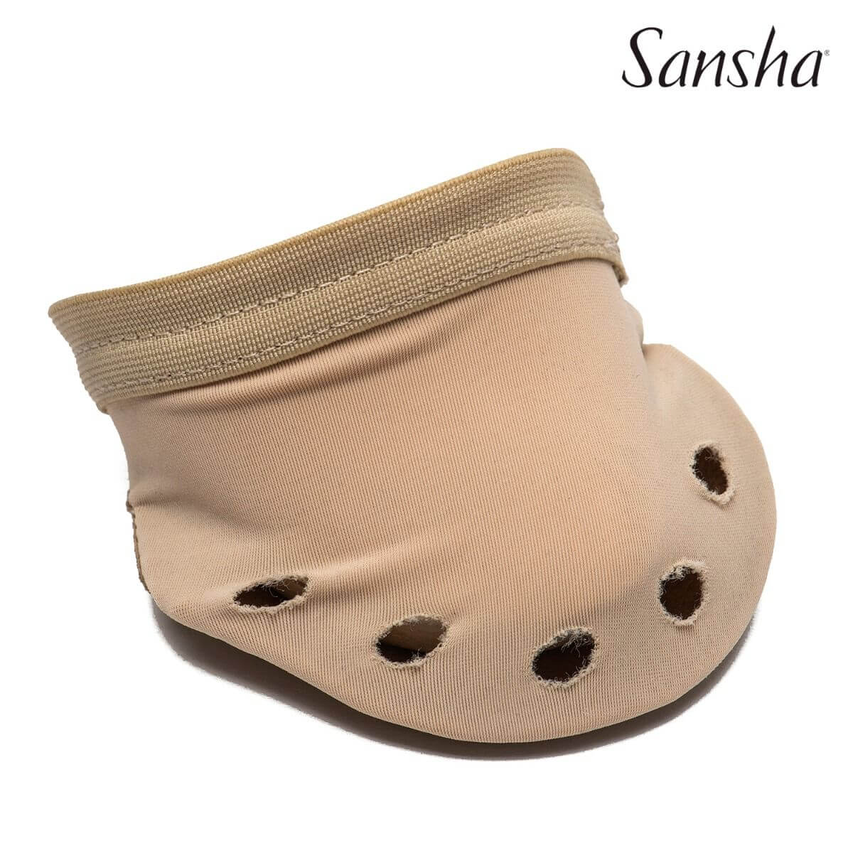 Sansha Modern Dance Shoes SOLO6 Light Tan - Studio View. Обувки протектори за съвременни танци Sansha SOLO6 в телесен цвят от еластична мрежа.
