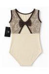 Harmony Girls Ivory Ballet Leotard Front View