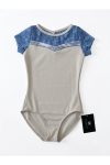 Harmony Girls Ballet Leotard Grey Blue Lace Front – 4020-grey.jpg
