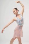 Mara Dancewear Diana Peony Floral Ballet Leotard Front View
