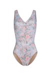 Mara Dancewear Diana Peony Floral Ballet Leotard Front View
