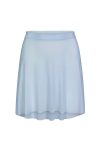 Mara Dancewear Light Blue Short Mesh Ballet Skirt Front View