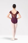 Short Sleeve Ballet Uniform Leotard – Front View.