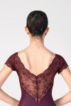 Short Sleeve Ballet Uniform Leotard – Front View.