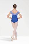 Short Sleeve Velvet Ballet Leotard – Front View