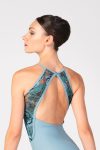 Ballet Leotard American Neckline Macrame Lace – Front View