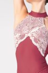 American Neckline Ballet Leotard with Lace – Front View.