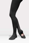 Harmony Black Convertible Ballet Tights Front View