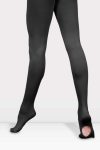 Harmony Black Convertible Ballet Tights Front View