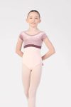 Harmony Kids Pink Ballet Leotard Front View