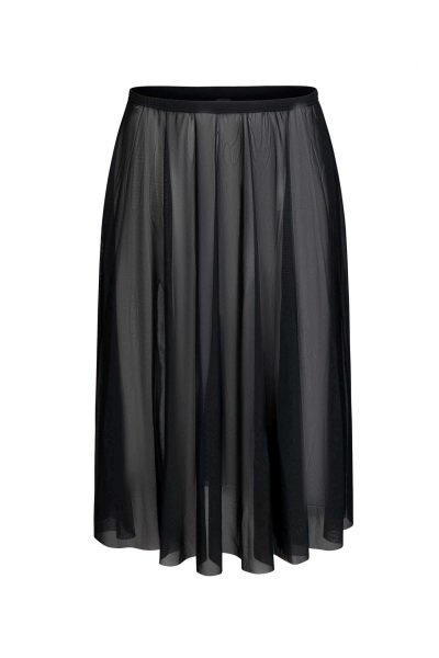 Дълга черна балетна пола от тюл Black Long Mesh Skirt от Mara Dancewear