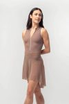 Светлокафява къса балетна пола от тюл Light Brown Short Mesh Skirt от Mara Dancewear