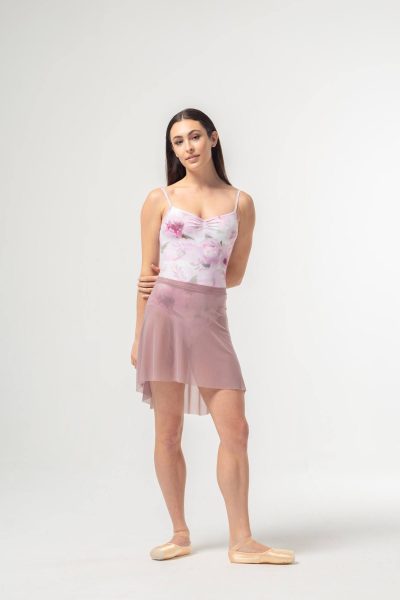 Лилава къса балетна пола от тюл Lilac Short Mesh Skirt от Mara Dancewear