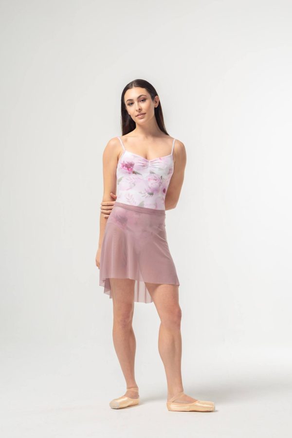 Лилава къса балетна пола от тюл Lilac Short Mesh Skirt от Mara Dancewear